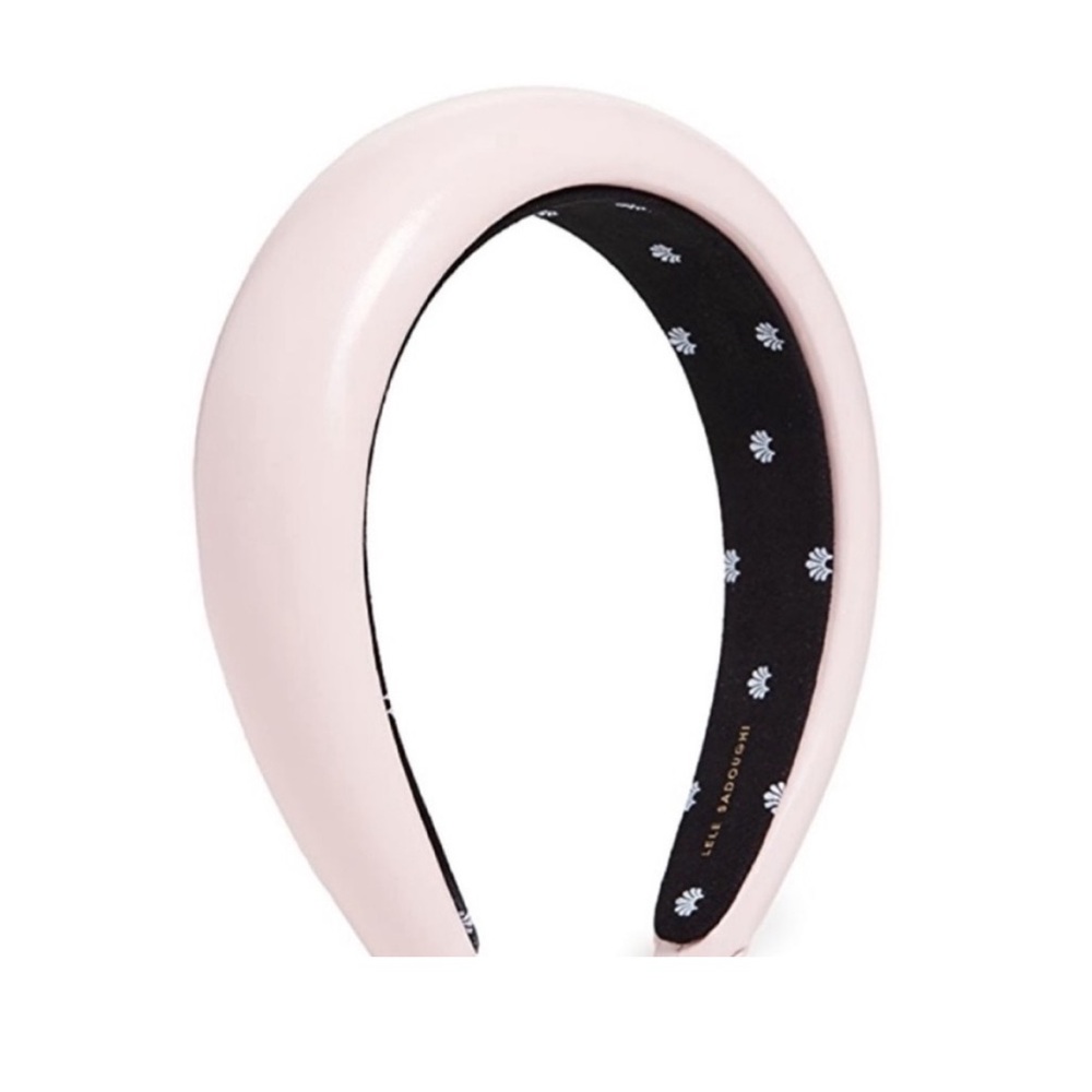 Lele Sadoughi Alice Padded Headband Light Pink Gloss